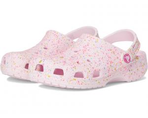 Унисекс кроксы Crocs Kids Classic Clogs With Patterns And Graphics, Pink Milk/Multi
