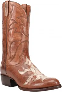 Мужские вестерн-сапоги Dan Post из экзотической кожи змеи, круглый носок - Dps1160