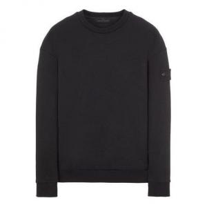 Толстовка ghost crewneck sweatshirt 'black' Stone Island, черный