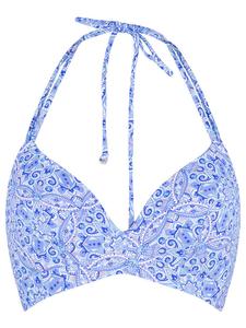 Верх бикини Linga Dore, синий/белый