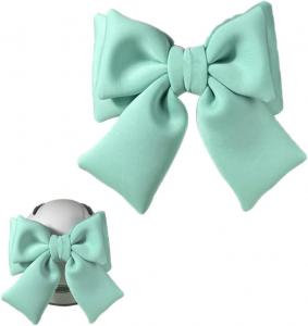 Бант для мото шлема Gift girl милый, светло - зеленый