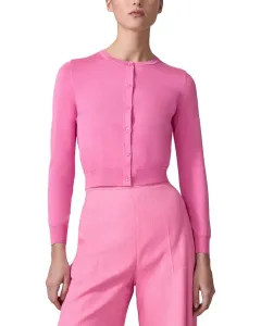 Кардиган из смесовой шелковой ткани Carolina Herrera