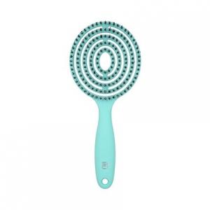 T4B Ilu Lollipop Candy Расческа для распутывания влажных и сухих волос с прочной веганской щетиной — Ocean Blue, Tb Tools For Beauty