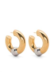 Jean Paul Gaultier серьги The Tube, серебряный