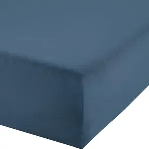 Простыня на резинке Boxspring Freising, дымчато-голубой, 120x200 см - 130x220 см Erwin Müller