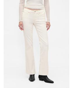 (W) Длинные и облегающие брюки из вельвета с низкой посадкой