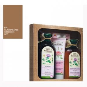 Шампунь-ополаскиватель против выпадения волос для губ и рук 1л, Green Pharmacy