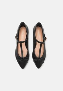 Балетки с ремешком на щиколотке Anna Field Wide Fit, черный