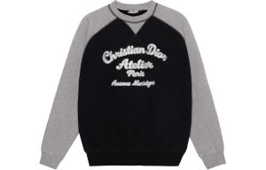 Ежеквартальные новинки Толстовка мужская черная Dior, черный