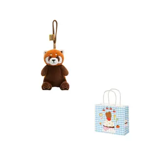 Очаровательная подвеска в виде утки, слона, пальмы, коллекции пингвина, плюшевого мишки, свиньи, мягкая игрушка, высота 15 см Dolls and bears dance