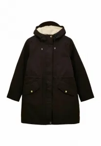 Парка стандартного кроя с подкладкой и капюшоном. Joules, Black