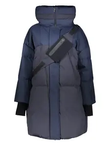 Пальто с капюшоном Herno, синий