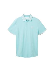 Поло Tom Tailor Poloshirt 'Basic', светло-синий