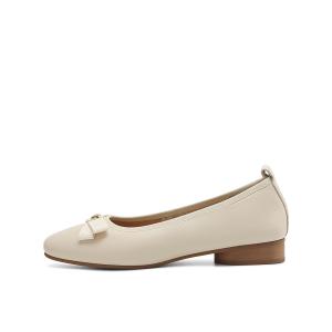 BOERDIQI Женские повседневные туфли бежевые на овчинной стельке, цвет Beige (Sheepskin Insole)