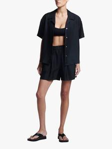 Шорты Zurich из чистого шелка ASCENO, Black