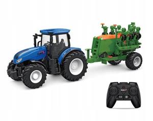 Тракторный трактор с дистанционным управлением 1:24 Радиоуправляемый полуприцеп Pan i Pani Gadżet