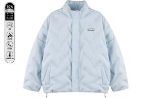 Пуховик унисекс OWOX, Светло-синий