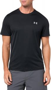 Мужская футболка CoolSwitch Run с коротким рукавом от Under Armour, (001) Black/Black/Reflective
