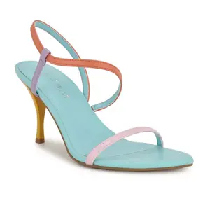 Женские слипоны Cakely с миндалевидным носком и каблуком Nine West, цвет pink orange lavender