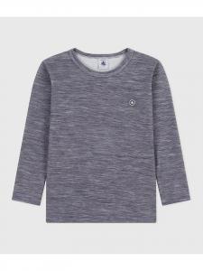 PETIT BATEAU Футболка с длинными рукавами антрацитового цвета