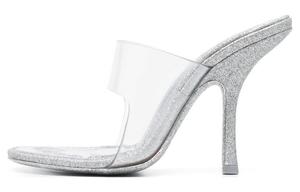 Туфли-мюли Nudie 110 мм с блестками Alexander Wang