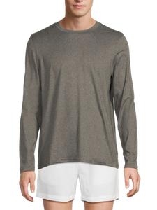 Футболка с длинным рукавом от солнца Onia, цвет Dark Heather Grey