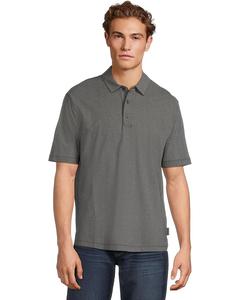 Женская поло Armani Exchange All Over Logo, Deep Navy Sloped Pat