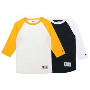 Champion Футболка Unisex белая основа желтый+черный с белым