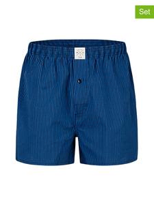 MG-1 Комплект из 6 штук: боксерские шорты темно-синего/красного/светло-синего цвета