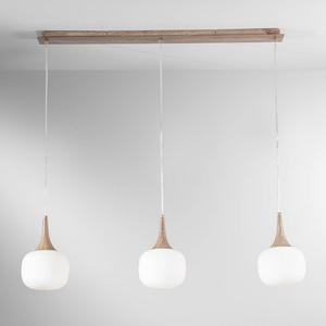 Подвесной светильник Luce Ambiente e Design Jaipur Typ I, сатиновое стекло / алюминий - 3 лампы