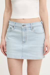 Джинсовая юбка Abercrombie & Fitch, синий