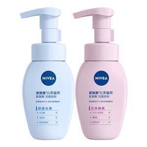 Очищающая пенка Cloud Soft с растительными экстрактами и аминокислотами, увлажняющая, 180 мл*2 NIVEA