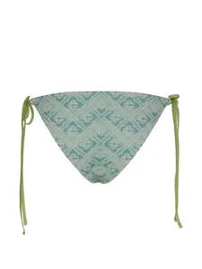 Плавки с завязками на боках и монограммой Casablanca, зеленый