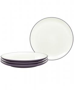 Набор из 4 салатных тарелок Colorwave Coupe Noritake, Plum