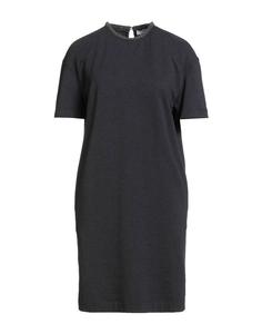Мини-платье Brunello Cucinelli, угольно-серый