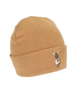 Мужская шапка-бини Donkey с вышивкой из акриловой пряжи и стандартной манжетой Shrek, коричневый