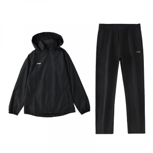 Li Ning Повседневная спортивная одежда унисекс Черный+Черный