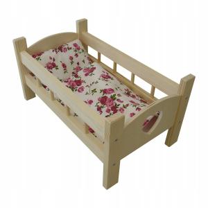 ДЕРЕВЯННАЯ ДЕРЕВЯННАЯ кроватка, ГРАВИРОВКА СЕРДЦЕ + ПОСЛАНИЕ С РОЗАМИ Drewniane Wyroby