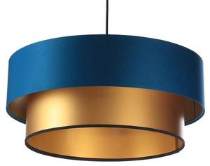 Подвесной светильник BPSKoncept Duo, 60x21x91 см цвет gold/türkis