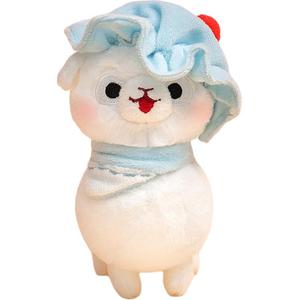 Плюшевый кулон Amuse Lamb Alpaca высотой 10 см Friendship, синий