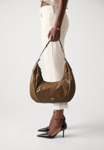 Сумка-шоппер Pinko SLOUCHY HOBO BIG SHINY, Wren/Brushed Silver-Coloured/Beige
