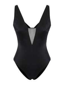 Треугольный купальник Trendyol, черный