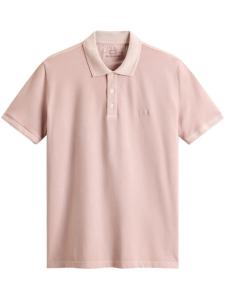 Рубашка поло с вышитым логотипом Woolrich, розовый