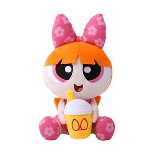 Плюшевая кукла The Powerpuff Girls в стиле молочного чая высотой 20 см HUGKIS