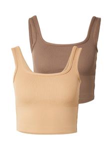 Топ Happiness İstanbul, бежевый/шоколадный