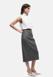 Юбка Koton MIDI COLUMN, Grey