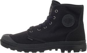 Мужские ботинки Palladium Pampa Hi, веганские тканевые ботинки на шнуровке, черный