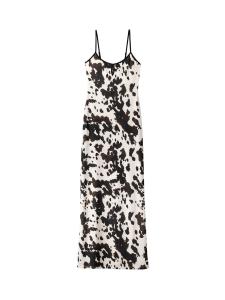 Макси платье Bershka, natural white