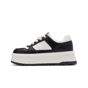 EBLAN Женские кроссовки бежево-черного цвета