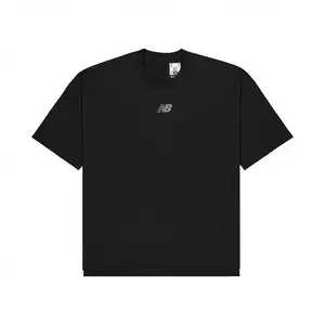 Футболка унисекс черная New Balance, черный